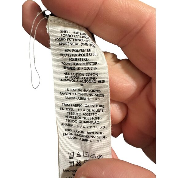 💰BOGO💰 Charcoal Gray Boho Bell Patchwork Long Sleeve Blouse sz L - Picture 8 of 8